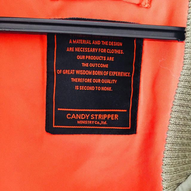 Candy Stripper(キャンディーストリッパー)のcandy stripper MA-1 レディースのジャケット/アウター(その他)の商品写真