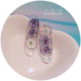 カスタネ(Kastane)のhandmade flower pierce(ピアス)