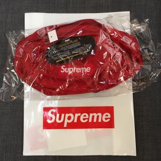 シュプリーム(Supreme)のsupreme waist bag　赤18ss(ウエストポーチ)