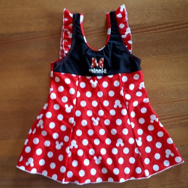 Disney(ディズニー)のミニーちゃん 水着 キッズ/ベビー/マタニティのキッズ服女の子用(90cm~)(水着)の商品写真