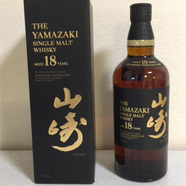 サントリー 山崎 18年 シングルモルト 700ml 箱付き マイレージ付き