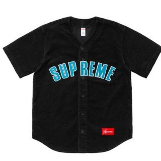 シュプリーム(Supreme)のSupreme Corduroy Baseball Jersey black M(その他)