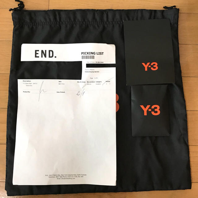 Y-3(ワイスリー)の正規品 Y-3 QASA HIGH 28cm  メンズの靴/シューズ(スニーカー)の商品写真