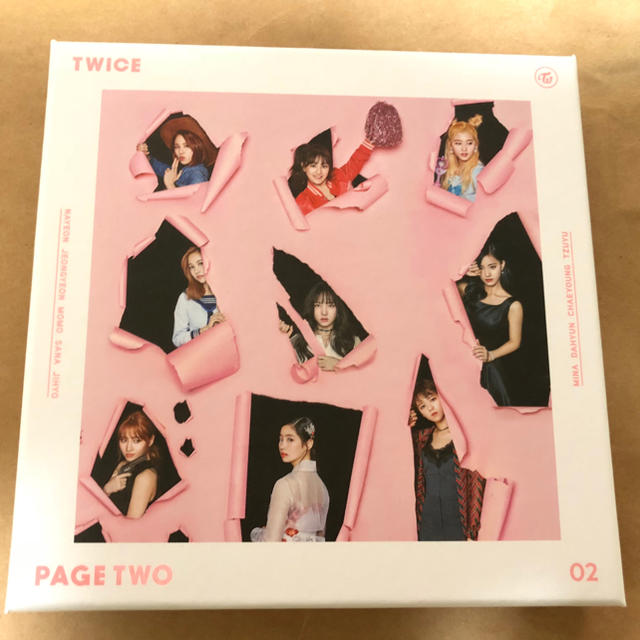 TWICE page two サイン入りアルバム トレカ
