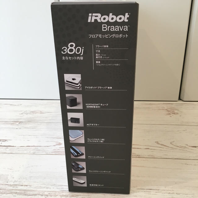 新作高品質 iRobot 未使用 新品の通販 by crko's shop｜アイロボットならラクマ - iRobot ブラーバ 380j 正規店