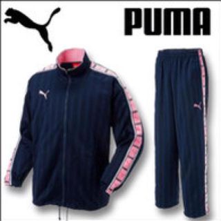 プーマ(PUMA)のプーマ ピンク ジャージ上(ノーカラージャケット)