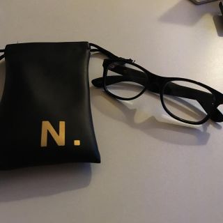 エヌナチュラルビューティーベーシック(N.Natural beauty basic)のN.NBBほぼ新品＊黒ぶちめがね(サングラス/メガネ)