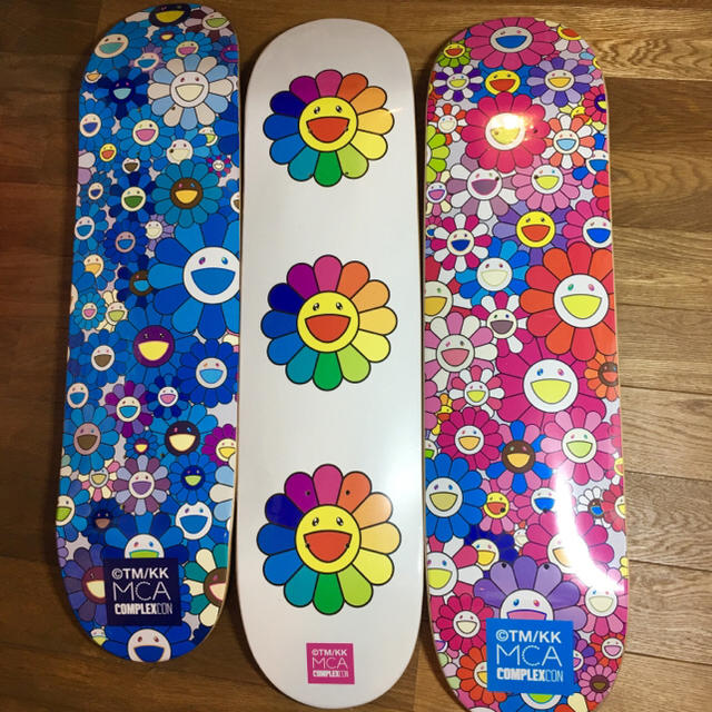 村上隆 スケートボード 3種セット 送料無料