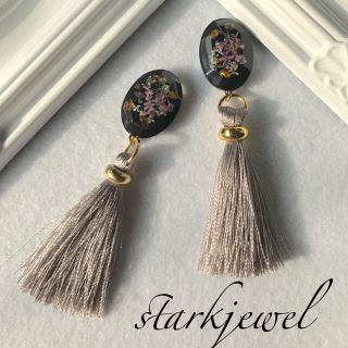 送料無料❣️botanical &tassel ♡girlyピアス(ピアス)