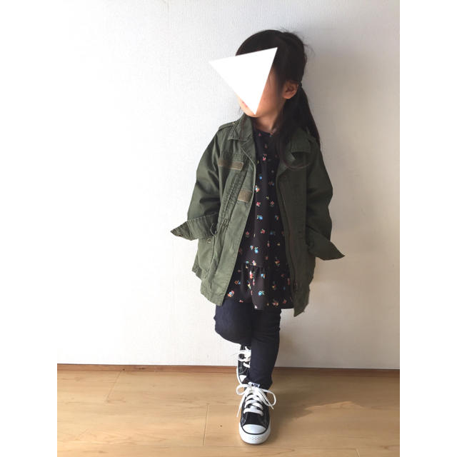 Branshes(ブランシェス)のブランシェス☆花柄ワンピース☆100cm キッズ/ベビー/マタニティのキッズ服女の子用(90cm~)(ワンピース)の商品写真