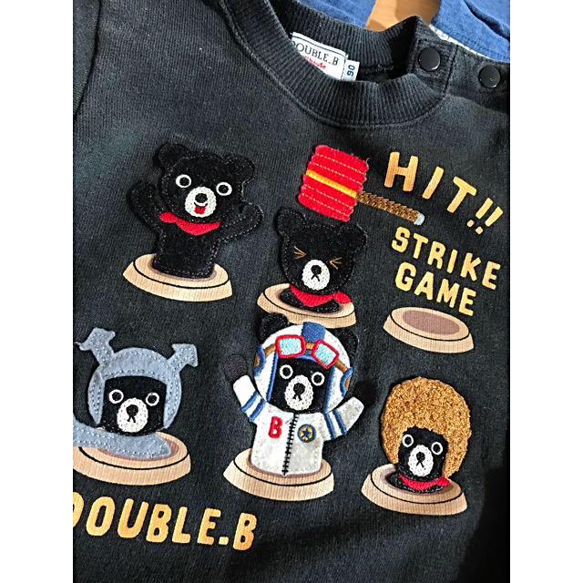 DOUBLE.B(ダブルビー)のダブルB まとめ売り6点セット 90 ミキハウス キッズ/ベビー/マタニティのキッズ服男の子用(90cm~)(その他)の商品写真