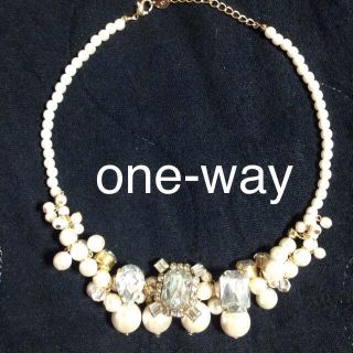 ワンウェイ(one*way)のパールネックレス(ネックレス)