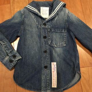 デニムダンガリー(DENIM DUNGAREE)の美品 デニムアンドダンガリー セーラーデニムシャツ トップス シャツ(ジャケット/上着)