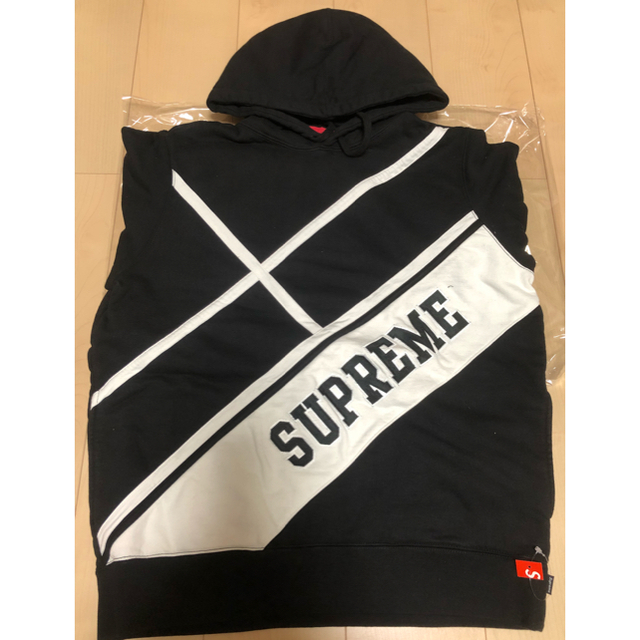 Supreme - Supreme 18ss Diagonal Hooded Sweatshirt の通販 by チビ's