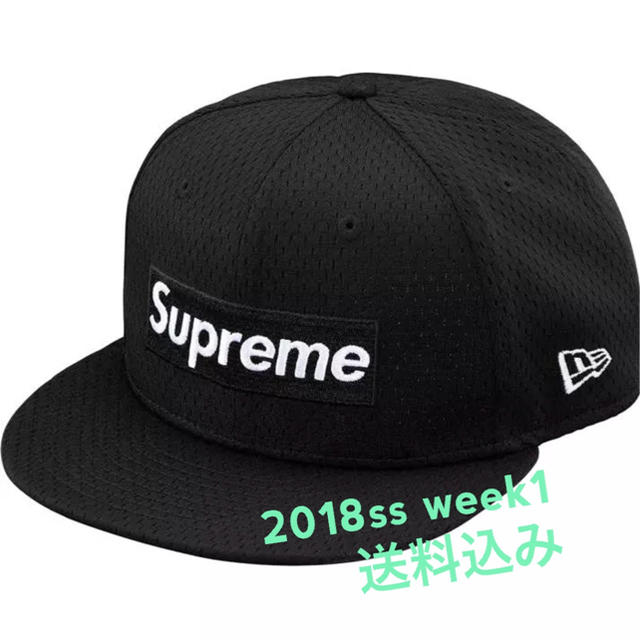 supreme Mesh Box Logo New Era 2018ss