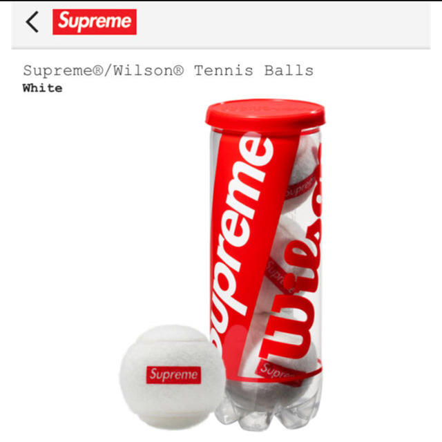 Supreme(シュプリーム)のSupreme テニスボール スポーツ/アウトドアのテニス(ボール)の商品写真