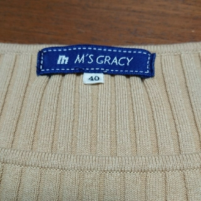 M'S GRACY(エムズグレイシー)の🦋 エムズグレイシー  カットソー 40 レディースのトップス(カットソー(長袖/七分))の商品写真