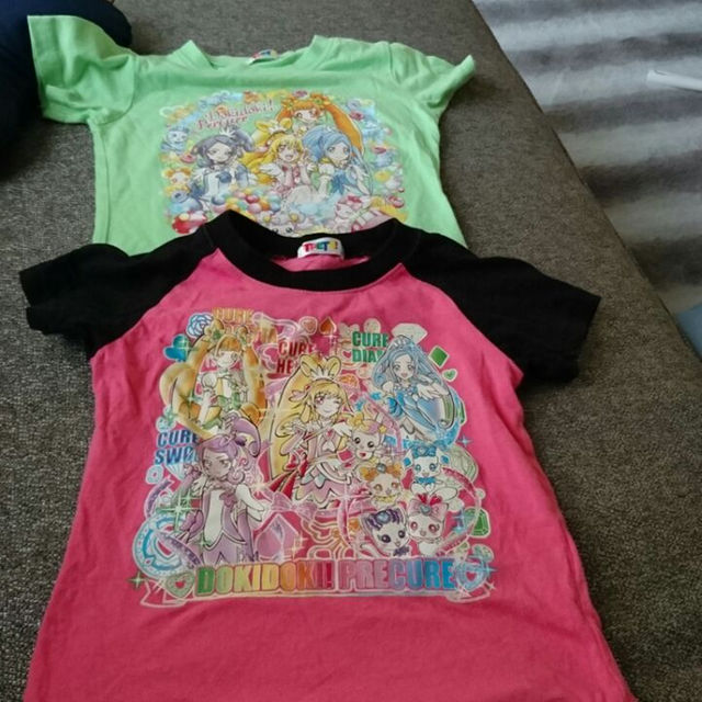 ドキドキプリキュア半袖シャツ キッズ/ベビー/マタニティのキッズ服女の子用(90cm~)(その他)の商品写真