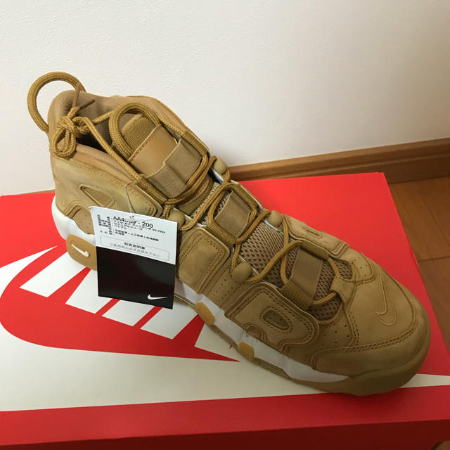 靴/シューズ新品nike airmoreuptempo モアアップテンポ ウィート 30cm