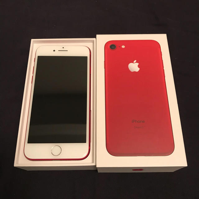 Apple - 【未使用品】iPhone7 128gb RED SIMフリー