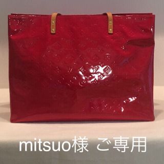 ルイヴィトン(LOUIS VUITTON)のLouis Vuitton  M91084 ヴェルニ リードGM レッド(トートバッグ)