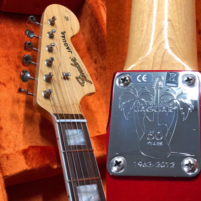 Fender(フェンダー)のFENDER USA 50ANIV.JAGUAR Candy Apple Red 楽器のギター(エレキギター)の商品写真