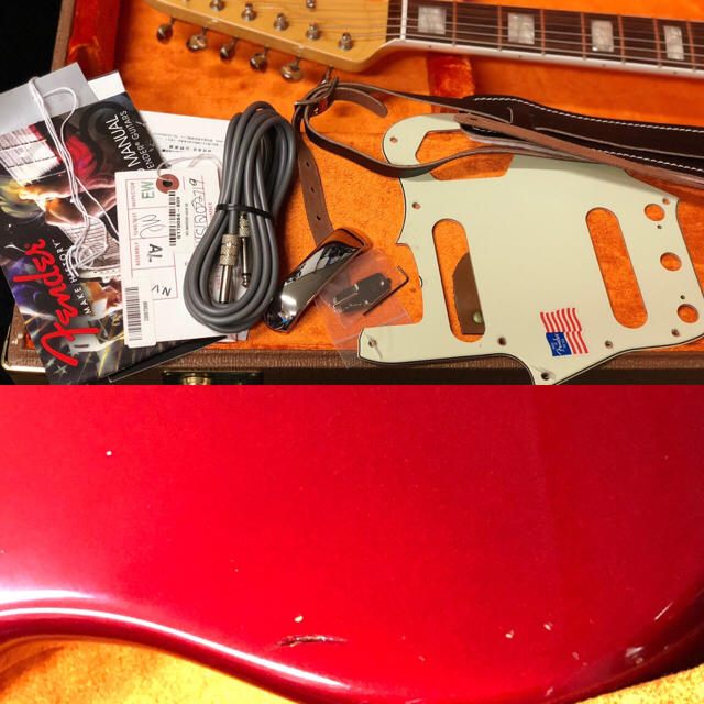 Fender(フェンダー)のFENDER USA 50ANIV.JAGUAR Candy Apple Red 楽器のギター(エレキギター)の商品写真