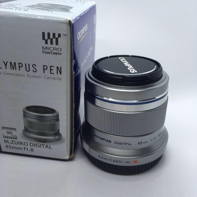 OLYMPUS(オリンパス)のOLYMPUS PEN レンズ 45mm スマホ/家電/カメラのカメラ(レンズ(単焦点))の商品写真