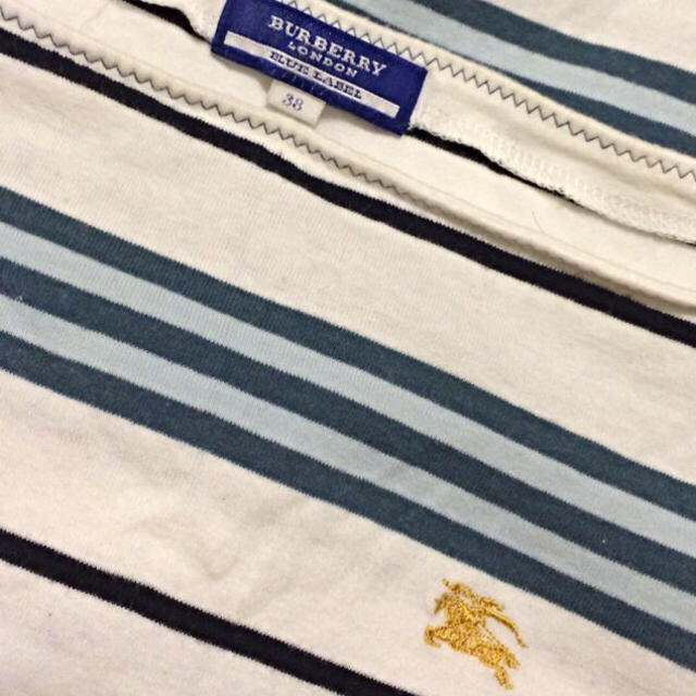 BURBERRY(バーバリー)の☆バーバリー半袖マリントップス☆ レディースのトップス(カットソー(半袖/袖なし))の商品写真