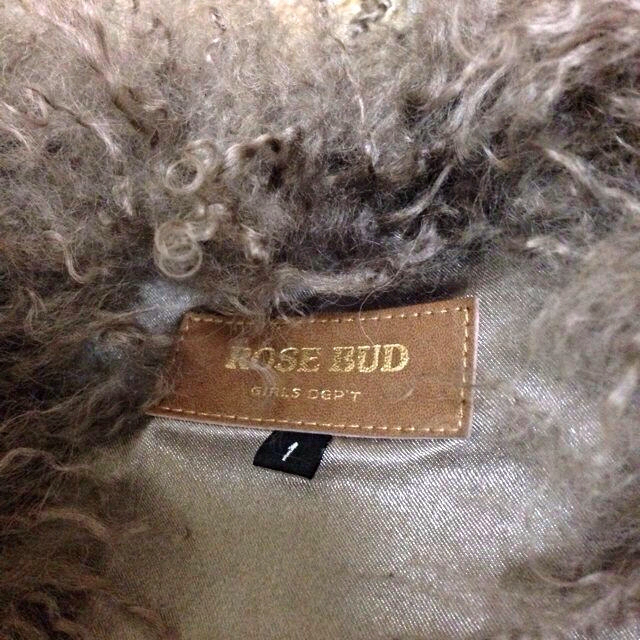 ROSE BUD(ローズバッド)のROSEBUD♡リアルファーベスト♡1 レディースのジャケット/アウター(毛皮/ファーコート)の商品写真