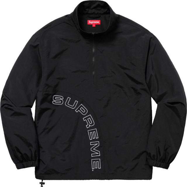 メンズ値下げ中！supreme  18ss Corner Arc Half Zip