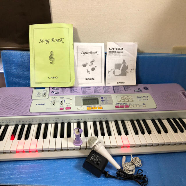 カシオ 光ナビゲーション 電子キーボード 61鍵盤 LK-103 ①の通販 by コペック's shop｜ラクマ
