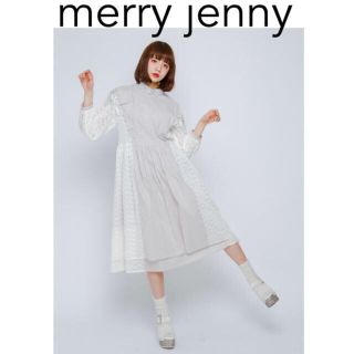 メリージェニー(merry jenny)の週末お値下げ！！merry jenny ♡ YURERUお花ワンピース(ロングワンピース/マキシワンピース)