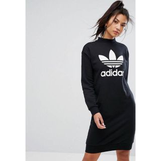 アディダス(adidas)の【 Lサイズ】adidas アディダス クルーネック ワンピース 新品未使用(ロングワンピース/マキシワンピース)