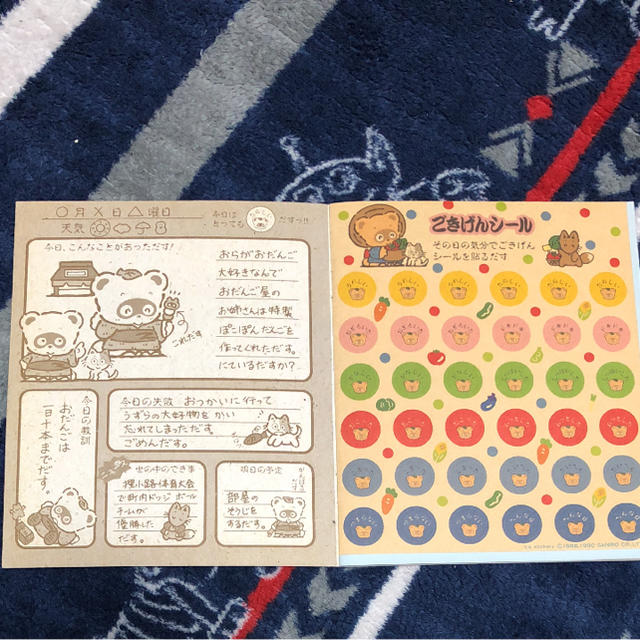 ぽこぽん日記 絵日記 ノート エンタメ/ホビーのおもちゃ/ぬいぐるみ(キャラクターグッズ)の商品写真