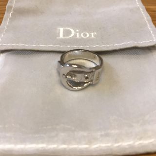 クリスチャンディオール(Christian Dior)の【美品】ディオール リング 8号 ショップカードあり 保護袋あり(リング(指輪))