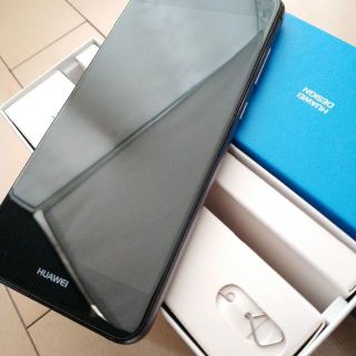 【SIMフリー】 HUAWEI P10 lite ブラック 保証約1年(スマートフォン本体)