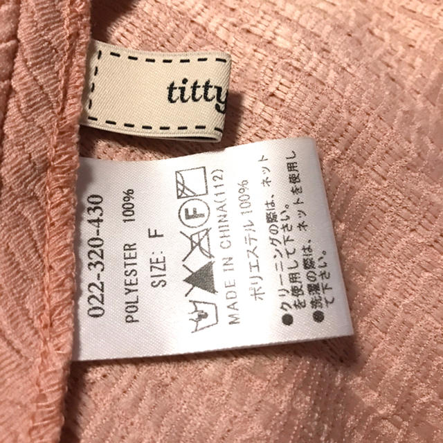 titty&co(ティティアンドコー)の新品未使用＊titty&Co. チュールブロッキングワンピース レディースのワンピース(ミニワンピース)の商品写真