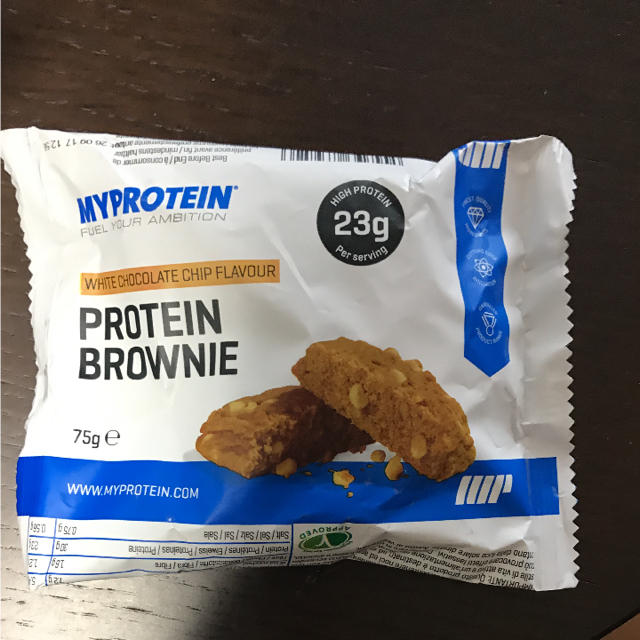 MYPROTEIN(マイプロテイン)のマイプロテイン ホワイトチョコレート ブラウニー 12個 食品/飲料/酒の健康食品(プロテイン)の商品写真