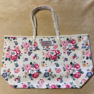 キャスキッドソン(Cath Kidston)のお値下げ中【新品未使用】キャスキッドソン ラージトリムドトート フォレストバンチ(トートバッグ)