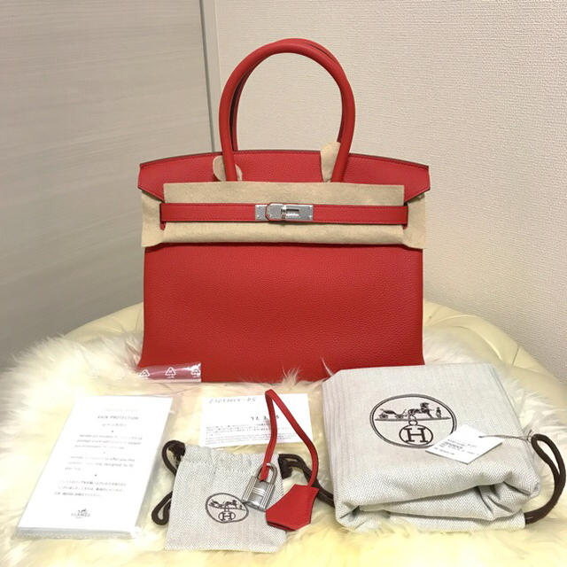 Hermes(エルメス)のHERMES エルメス バーキン 30 ゼラニウム レディースのバッグ(ハンドバッグ)の商品写真