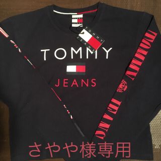 トミーヒルフィガー(TOMMY HILFIGER)の【さやや様専用】Tommy Jeans 90s袖ロゴ入ロングTシャツ(Tシャツ(長袖/七分))