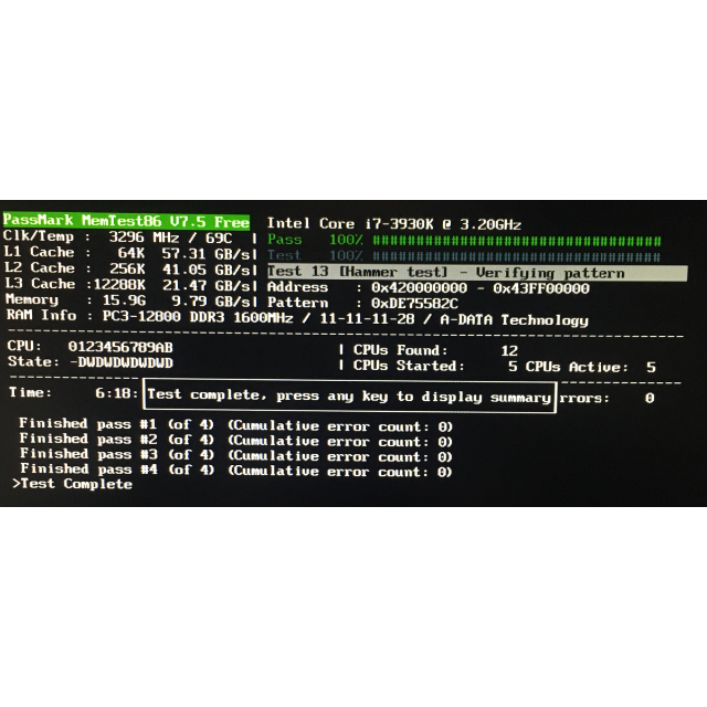 ADATA AD3U1600W8G11 PC3-12800メモリ 4枚 - 2