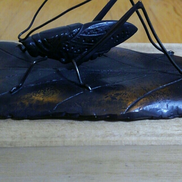 蝋型 鋳銅 文鎮 こおろぎ 雅博作 共箱入 - www.top4all.pl