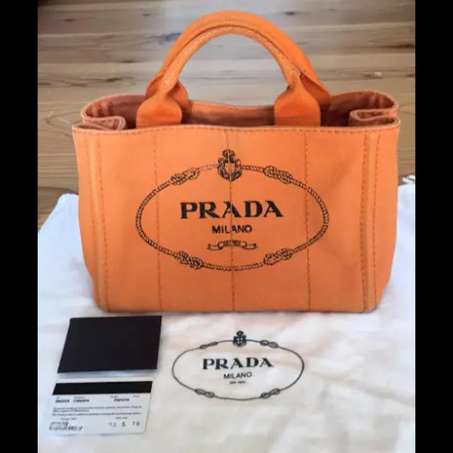 購入元国内正規店直営店PRADA カナパ 無地 トートバッグ