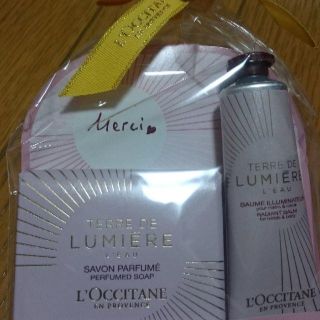 ロクシタン(L'OCCITANE)のロクシタン　テール　ド　ルミエール　メルシーキット　ハンドクリーム＆石鹸(ハンドクリーム)