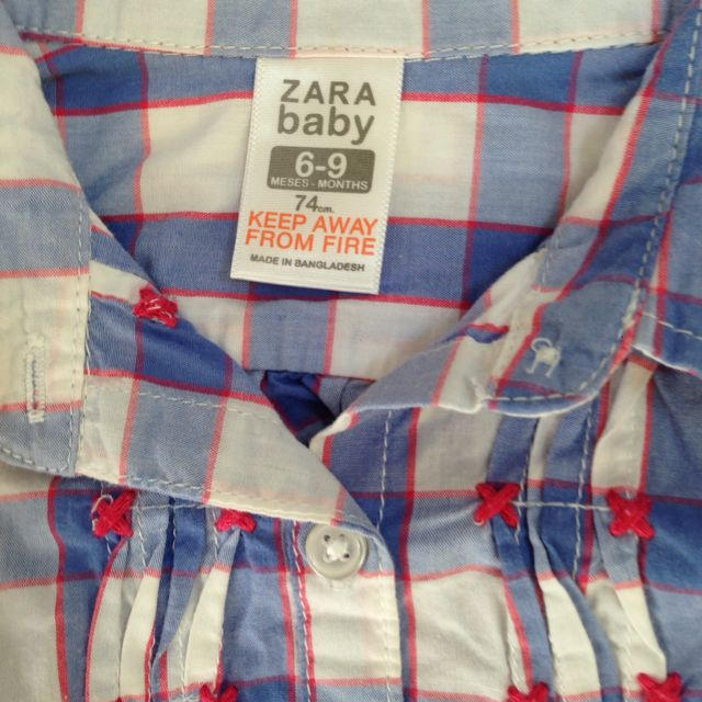 ZARA KIDS(ザラキッズ)のZARA baby チェックシャツ キッズ/ベビー/マタニティのキッズ/ベビー/マタニティ その他(その他)の商品写真