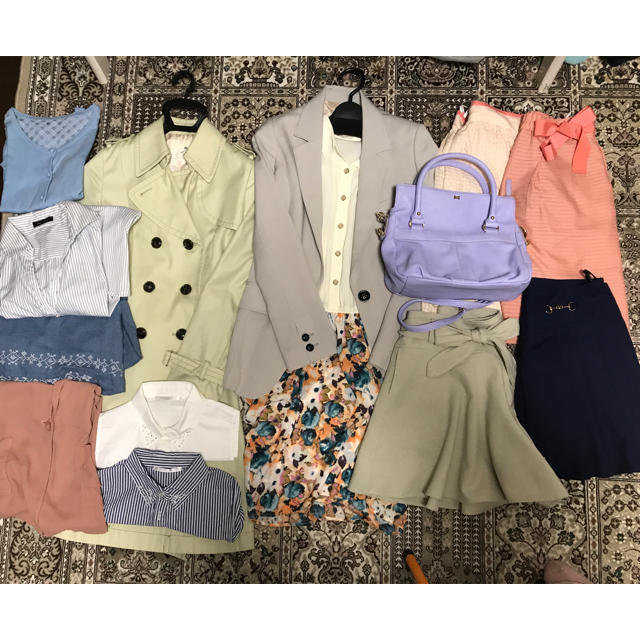 NATURAL BEAUTY BASIC(ナチュラルビューティーベーシック)のゆうと様専用！！  春夏レディース服とバッグ 14点おまとめ売り レディースのレディース その他(セット/コーデ)の商品写真