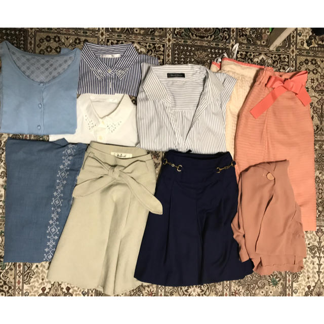 NATURAL BEAUTY BASIC(ナチュラルビューティーベーシック)のゆうと様専用！！  春夏レディース服とバッグ 14点おまとめ売り レディースのレディース その他(セット/コーデ)の商品写真