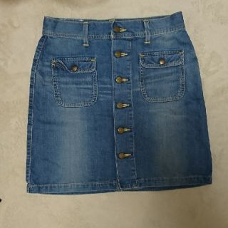 リー(Lee)のlee デニム 美品(ひざ丈スカート)